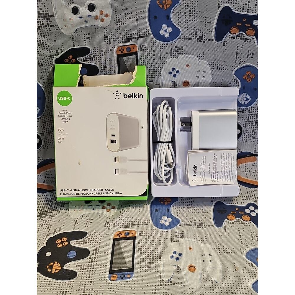 Belkin USB-C Home Charger + Cable *OPEN BOX*